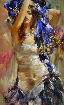 Pretty Woman ISny 02 Impressionist Oil Paintings